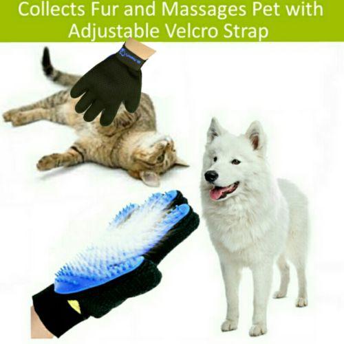 Mr. Peanut's 2 Pak HanD 259 Silicone Pins Pet Grooming Gloves by Mr. Peanut's Pet Carriers