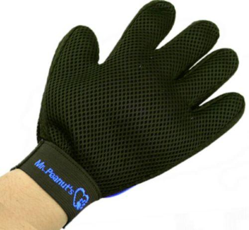 Mr. Peanut's 2 Pak HanD 259 Silicone Pins Pet Grooming Gloves by Mr. Peanut's Pet Carriers