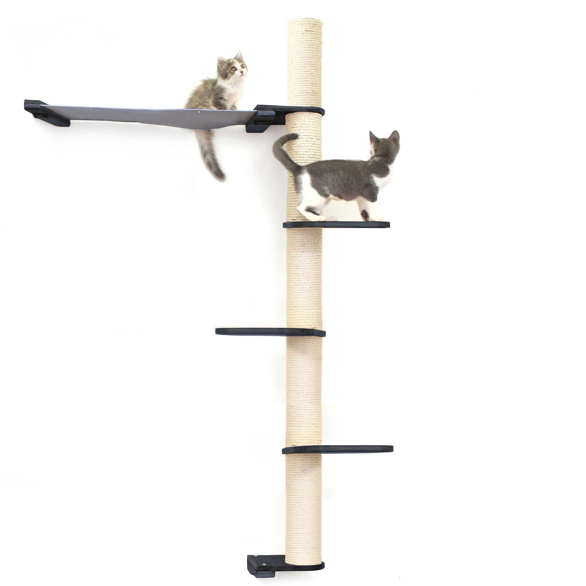 The Crow's Nest - A Wall Cat Scratcher with Hammock