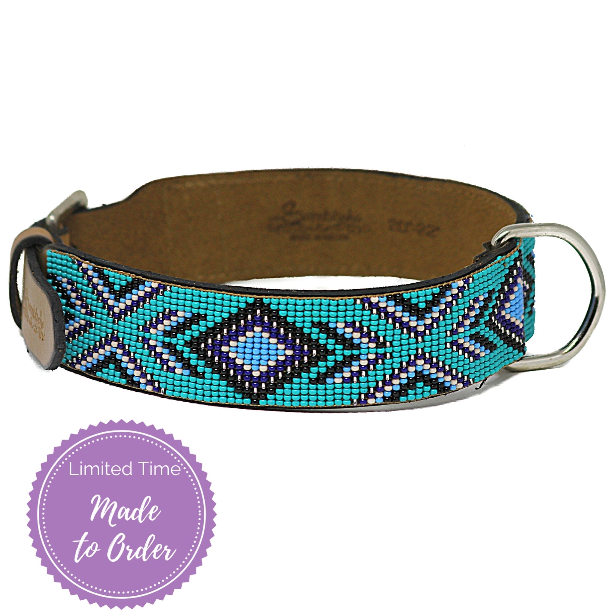 Saint Tropez Sambboho dog collar (with center D-ring) by Sambboho