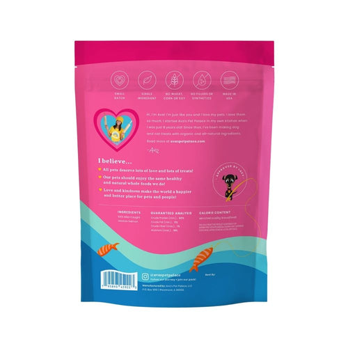 Ava's Pet Palace Crunchy Jerky Dog Treats - Snappin' Salmon Treats (4 oz) by American Pet Supplies