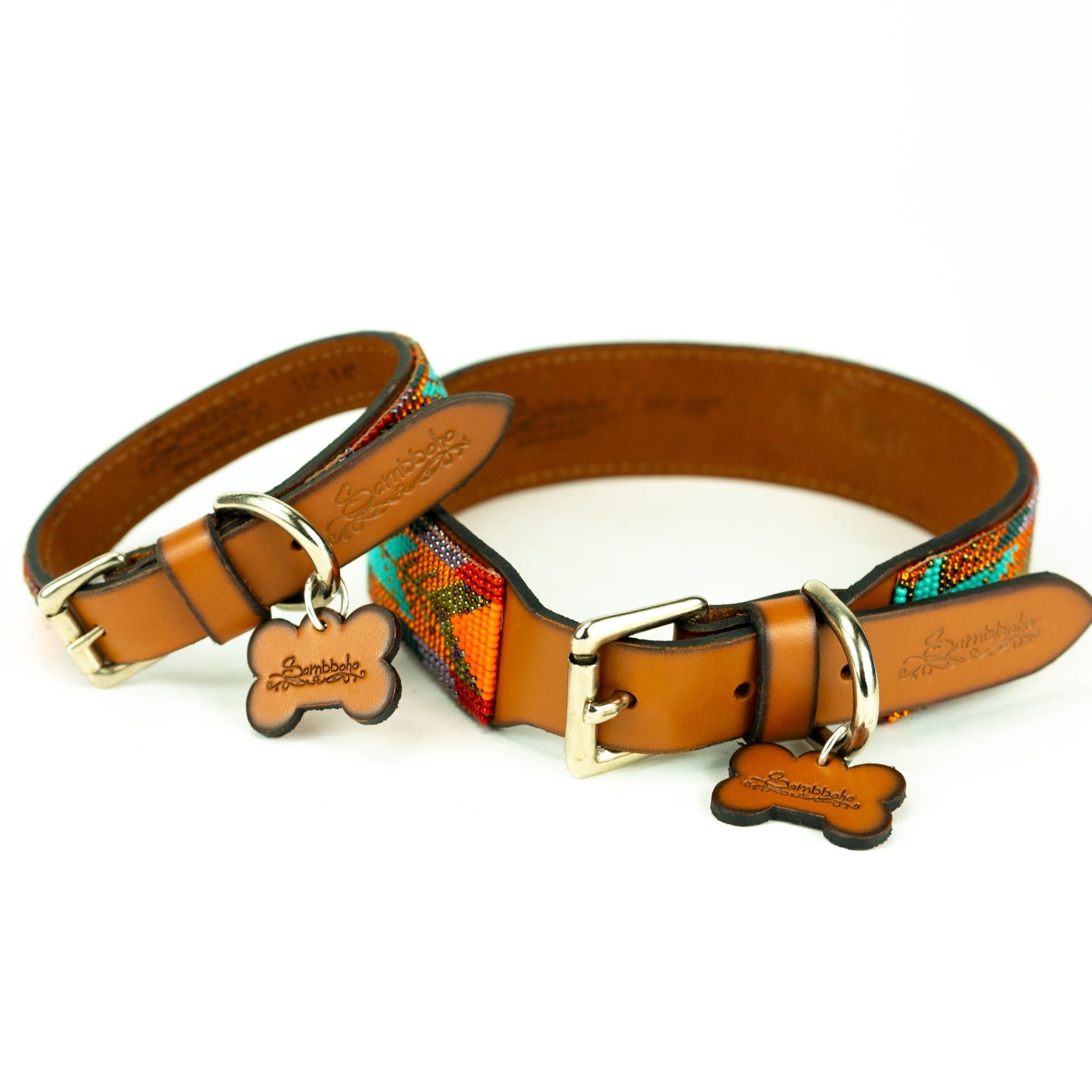 Sardinia Sambboho dog collar (Glam Collection) by Sambboho