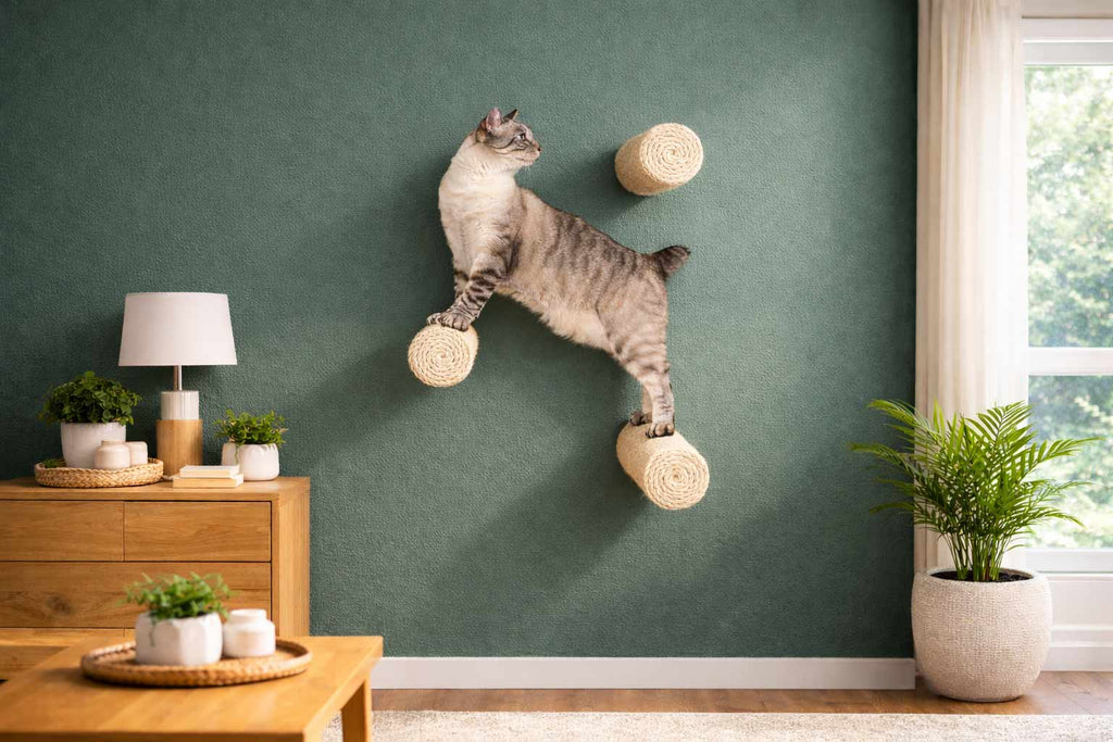 Floating Cat Step for Wall by Catastrophic Creations