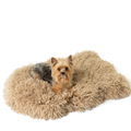 PupRug® Luxe Faux Fur Orthopedic Dog Bed - Plush Sheep Tan by Paw.com