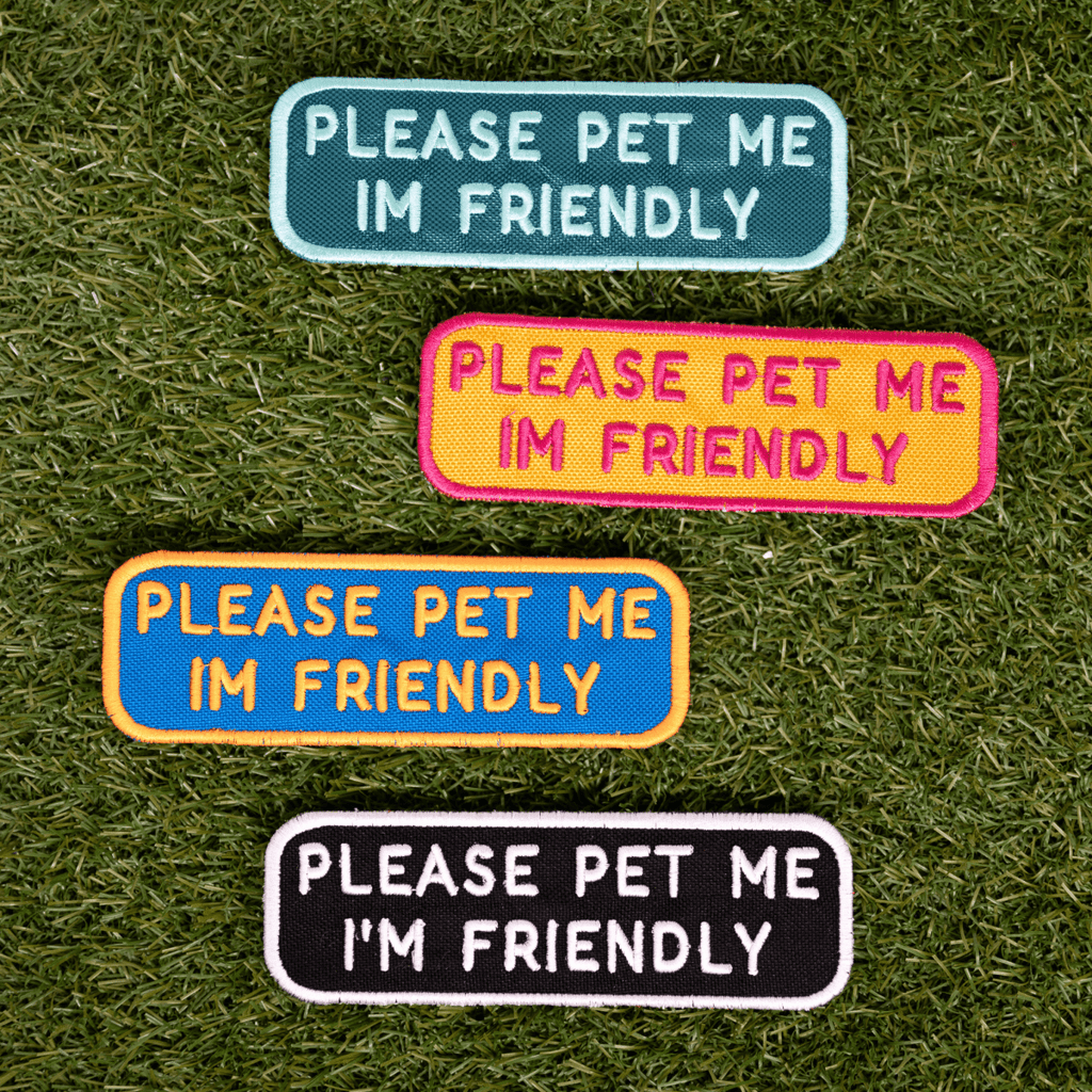 Please Pet Me Patch by K9 Sport Sack
