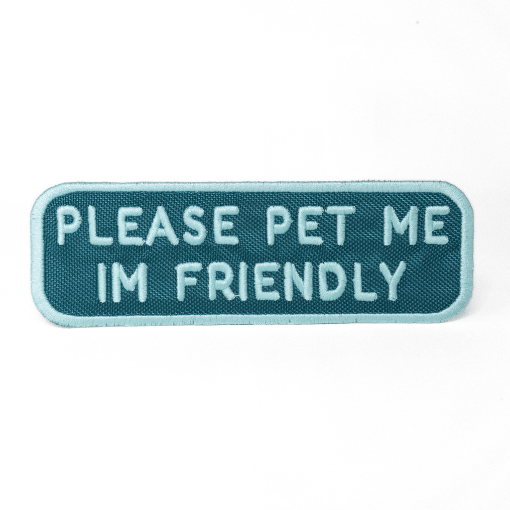 Please Pet Me Patch by K9 Sport Sack