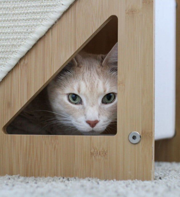 The Overlook - Sturdy - Bamboo Cat Tree by Catastrophic Creations