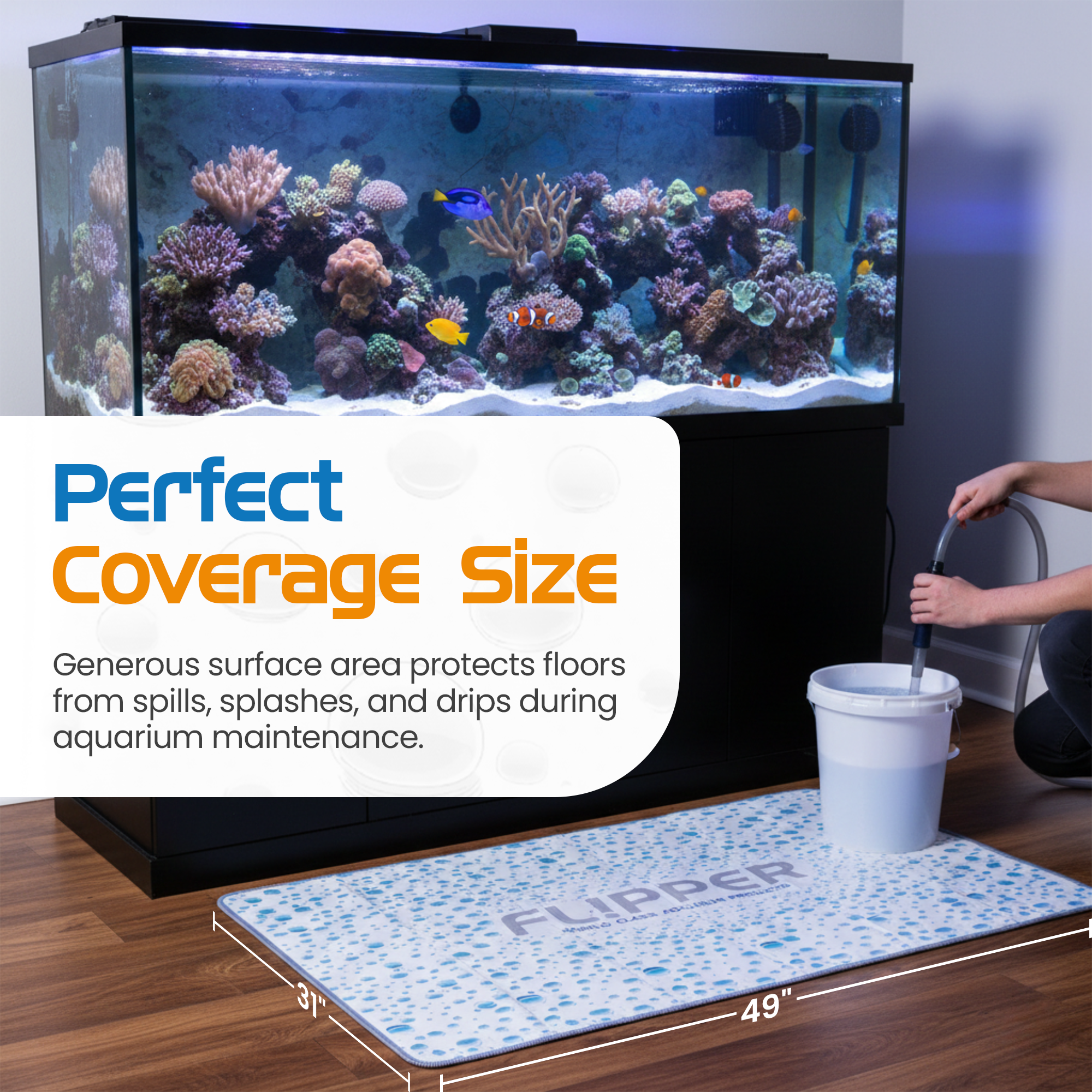 Flipper Aquarium Splash Mat by Flipper Aquarium Products