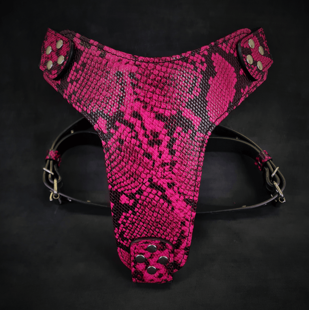 The ''Rock Python'' harness PINK by Bestia Dog Gear