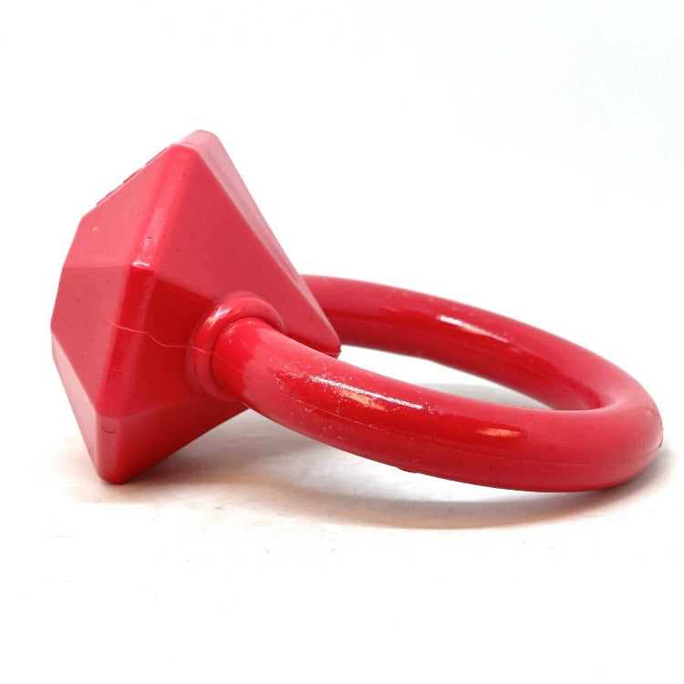Diamond Ring Nylon Teething Ring for Puppies | Durable & USA Made by SodaPup/True Dogs, LLC