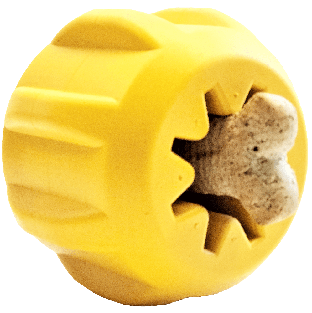 Gear eDispenser - Durable Rubber Yak Chew Holder & Treat Pocket | USA Made by SodaPup/True Dogs, LLC