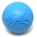 Wag Ball Rubber Dog Chew Toy for Heavy Chewers | Floating Fetch Toy | USA Made by SodaPup/True Dogs, LLC