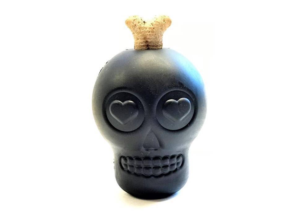Magnum Sugar Skull Dog Chew Toy & Treat Dispenser - USA Made | SodaPup by SodaPup/True Dogs, LLC