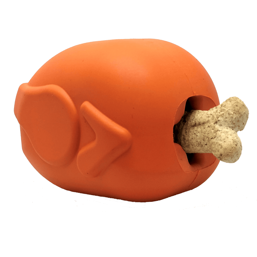 Roasted Turkey Dog Chew Toy & Treat Dispenser - USA Made | SodaPup by SodaPup/True Dogs, LLC