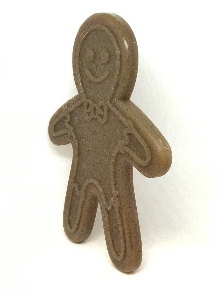 Gingerbread Man Nylon Dog Chew Toy for Aggressive Chewers | USA Made by SodaPup/True Dogs, LLC