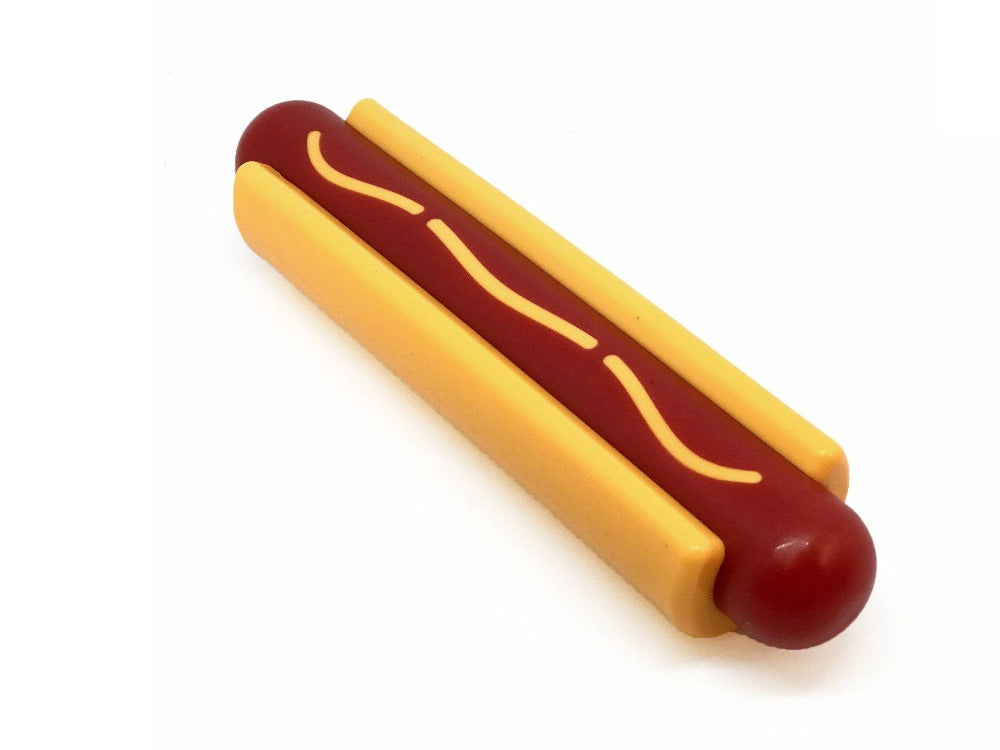 Hot Dog Nylon Dog Toy for Aggressive Chewers | USA Made | SodaPup by SodaPup/True Dogs, LLC