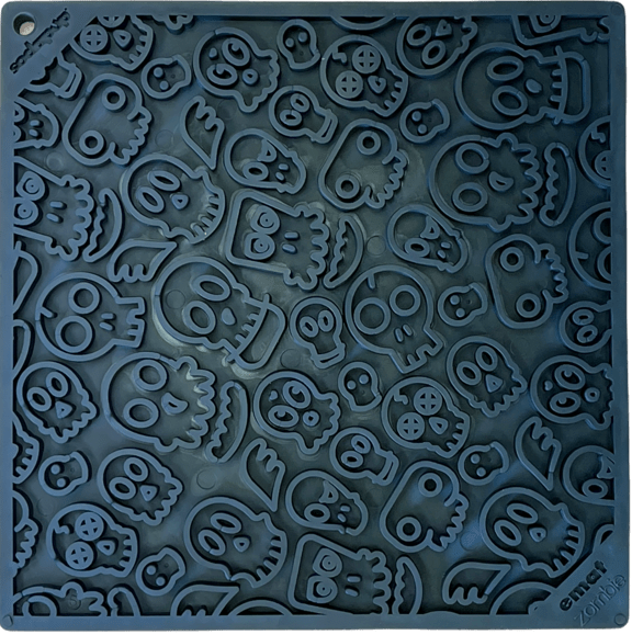 Zombie eMat - Enrichment Lick Mat for Dogs and Cats | Halloween Skull Design | SodaPup by SodaPup/True Dogs, LLC