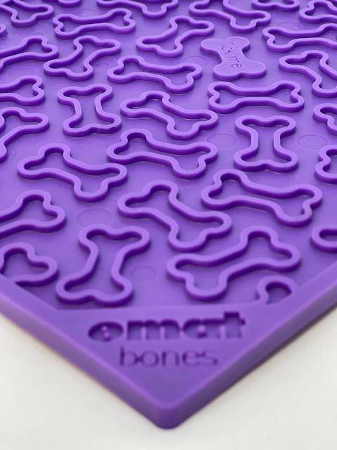 Bones eMat - Enrichment Lick Mat for Dogs and Cats | eMat Enrichment Toy for Anxiety Relief | SodaPup by SodaPup/True Dogs, LLC