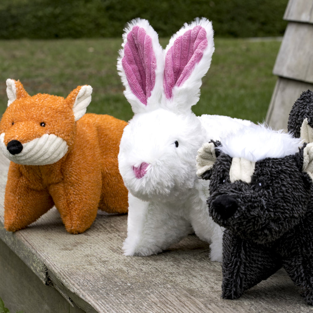 Squooshie™ Fox Plush Dog Toy by HuggleHounds