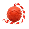 USA-K9 Stars and Stripes Rubber Dog Toy | K9 Handler Reward Toy | Red | USA Made by SodaPup/True Dogs, LLC