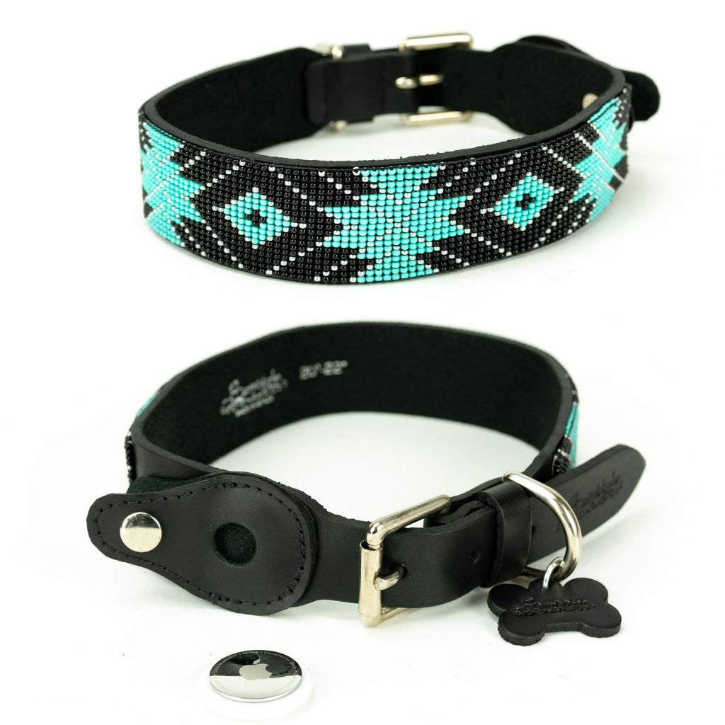 Saint Barth Sambboho dog collar (with AirTag holder) by Sambboho