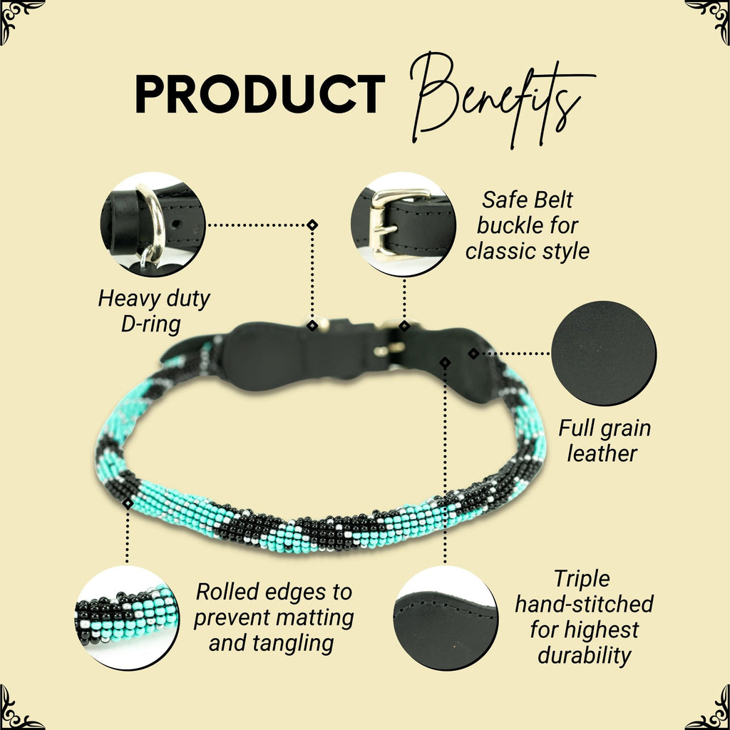 Saint Barth Sambboho dog collar (rolled) by Sambboho