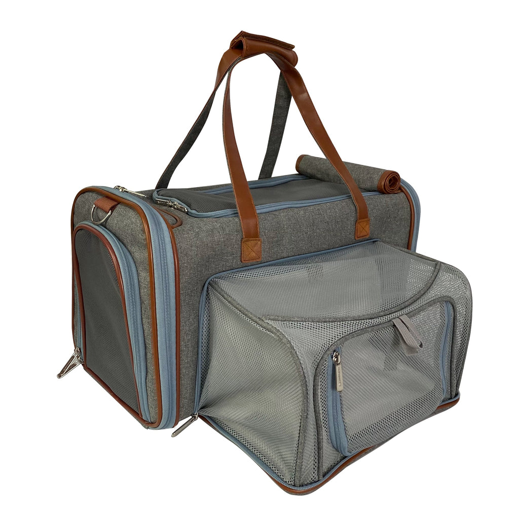 Mr. Peanut's Gold Series Big Apple XL Size Double Expandable Pet Carrier by Mr. Peanut's Pet Carriers
