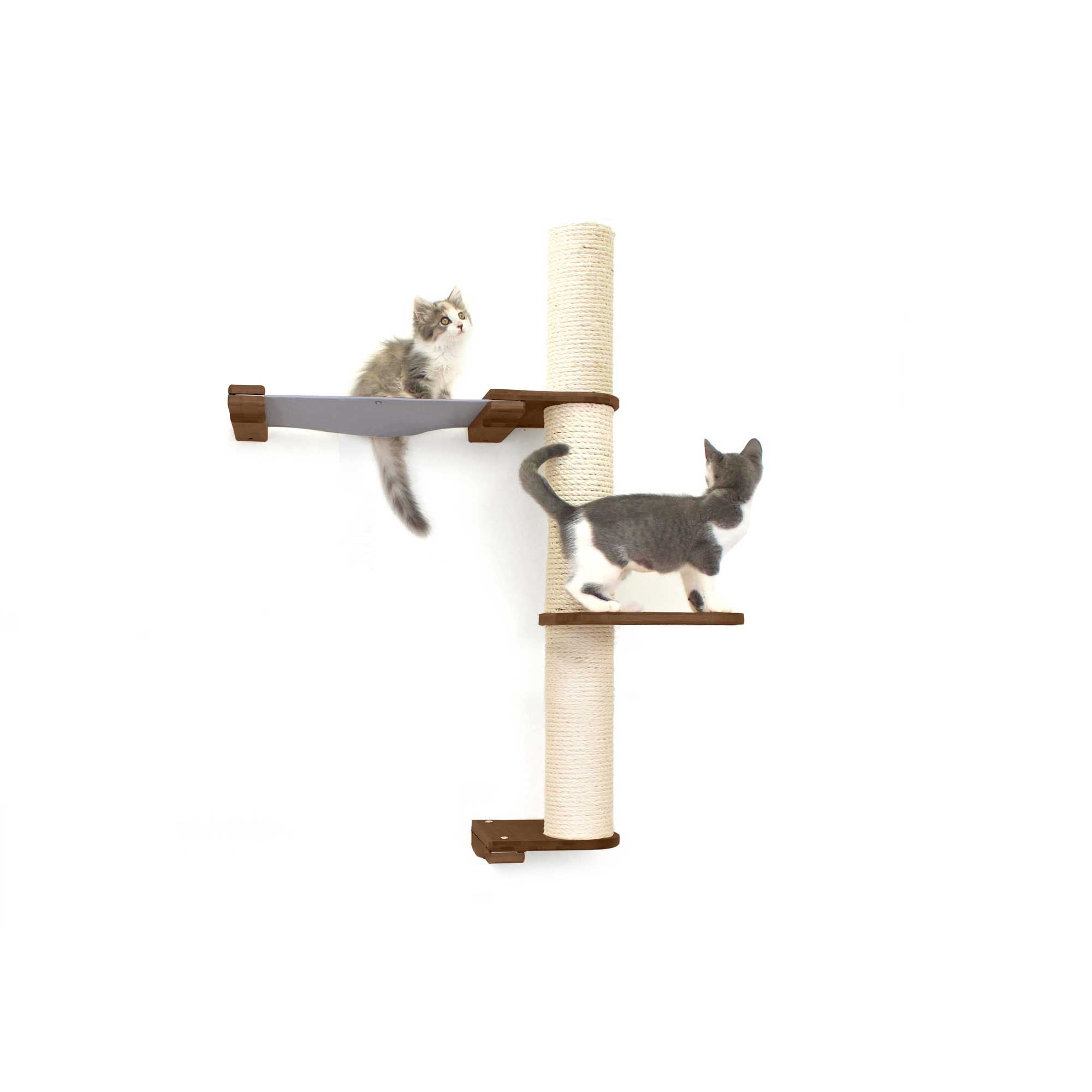 The Crow's Nest - A Wall Cat Scratcher with Hammock