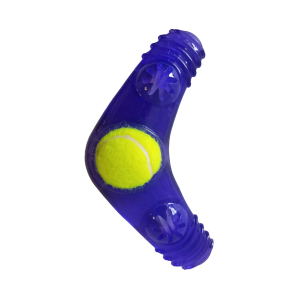 Tennis Ball Dog Toy Variety Pack (Boomerang, 3-Bone Squeaker, Orange Squeaker) by American Pet Supplies