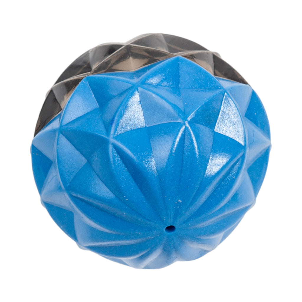 Country Living Geometric Textured Ball Dog Chew Toy, Interactive Rubber Toy for Mental Stimulation – Large by American Pet Supplies