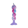 Tie Dye Skinny Narwhal Magical Creature Plush Dog Toy – with Squeaker & Crinkle Paper for Fun Play by American Pet Supplies