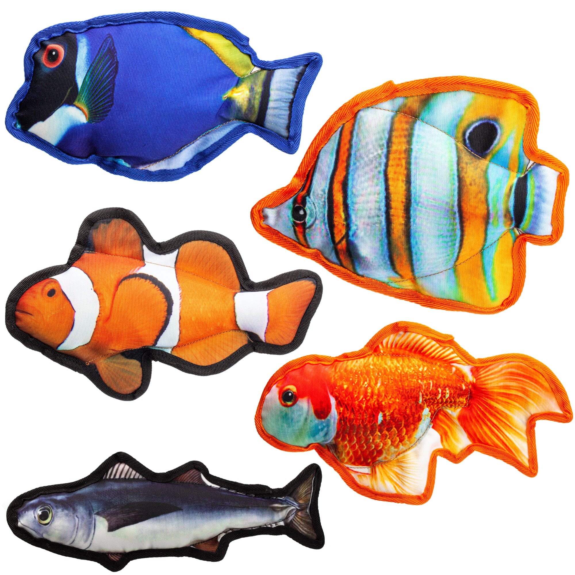 Tropical Fish Toys by Dogline
