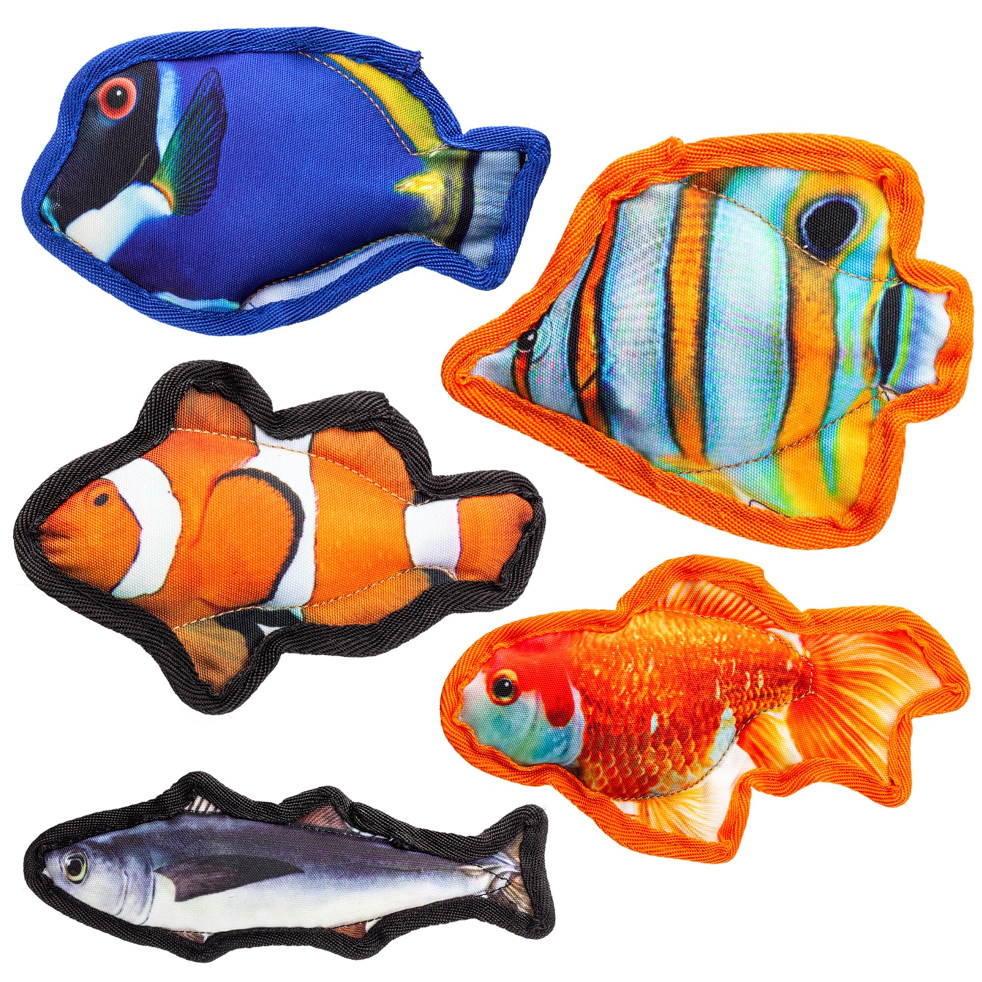 Mini Tropical Fish Toys by Dogline