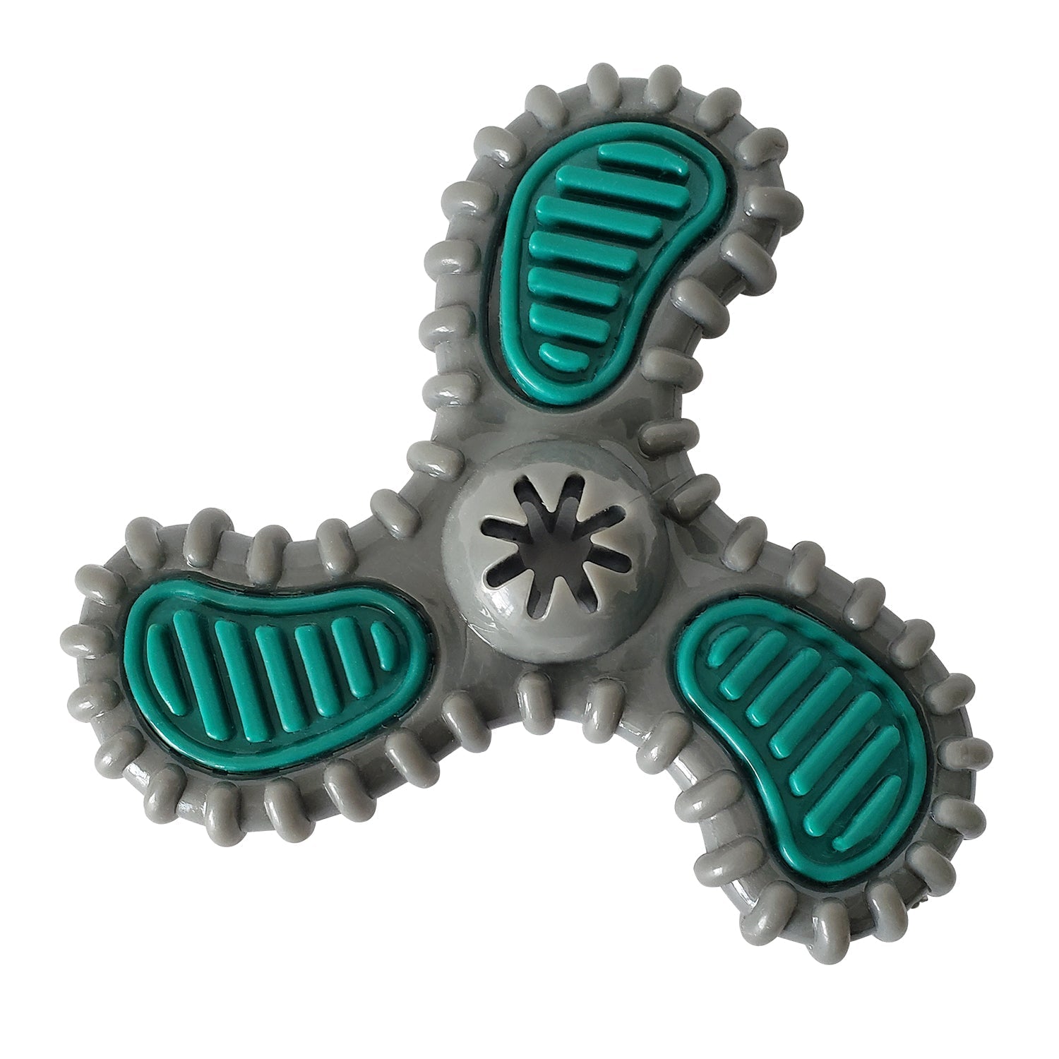 TPR Dental Spinner Dog Chew Toy – Durable Dental Care Fun for Light to Medium Chewers by American Pet Supplies