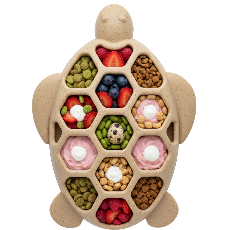 Turtle Nylon Chew Toy - Ultra-Durable Enrichment Toy for Power Chewers USA by SodaPup/True Dogs, LLC