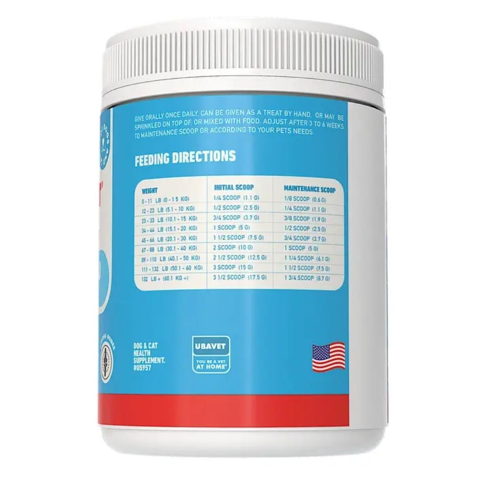 UBAVET Joint Gold Support Powder for Dogs & Cats – 8.8 oz / 250 g by American Pet Supplies