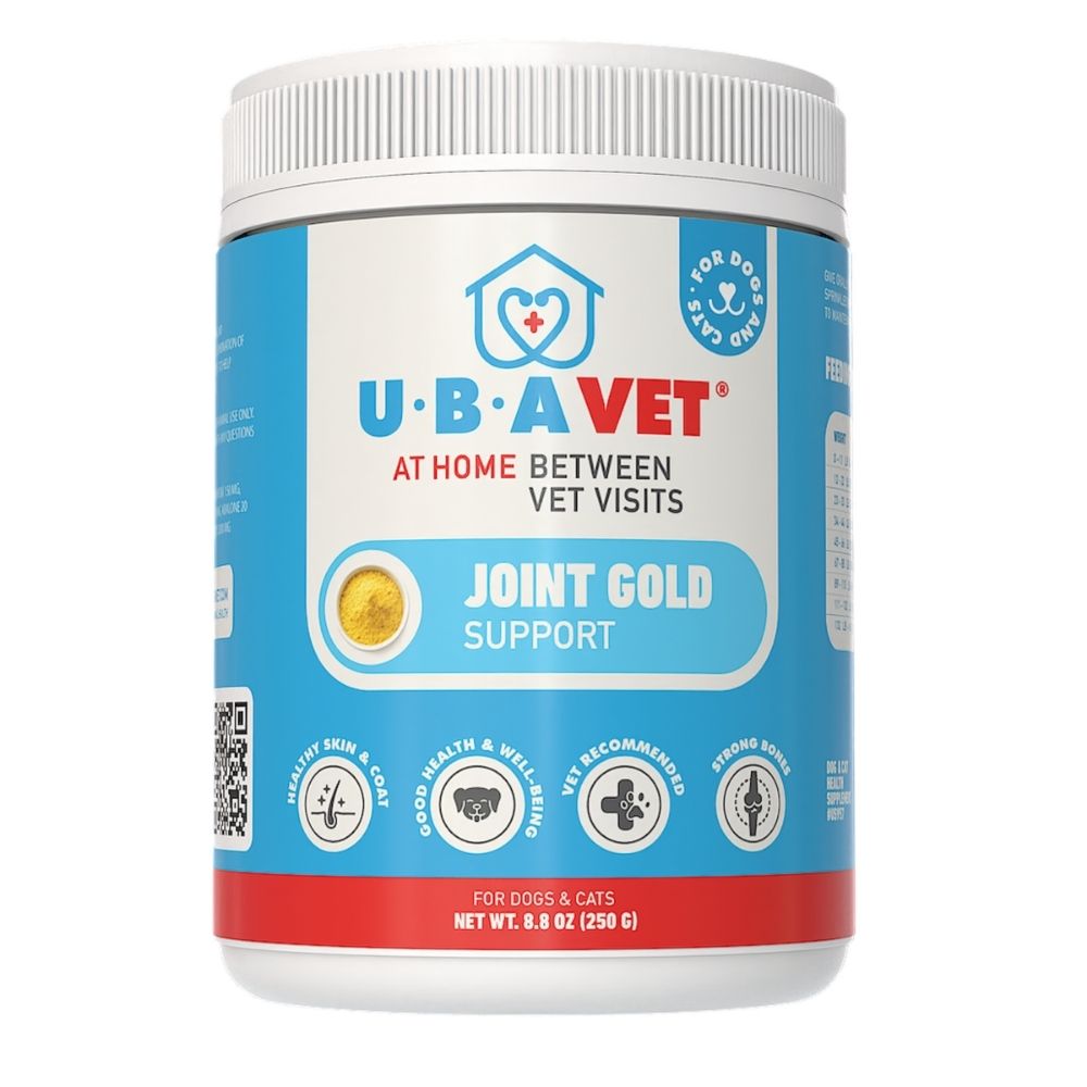 UBAVET Joint Gold Support Powder for Dogs & Cats – 8.8 oz / 250 g by American Pet Supplies