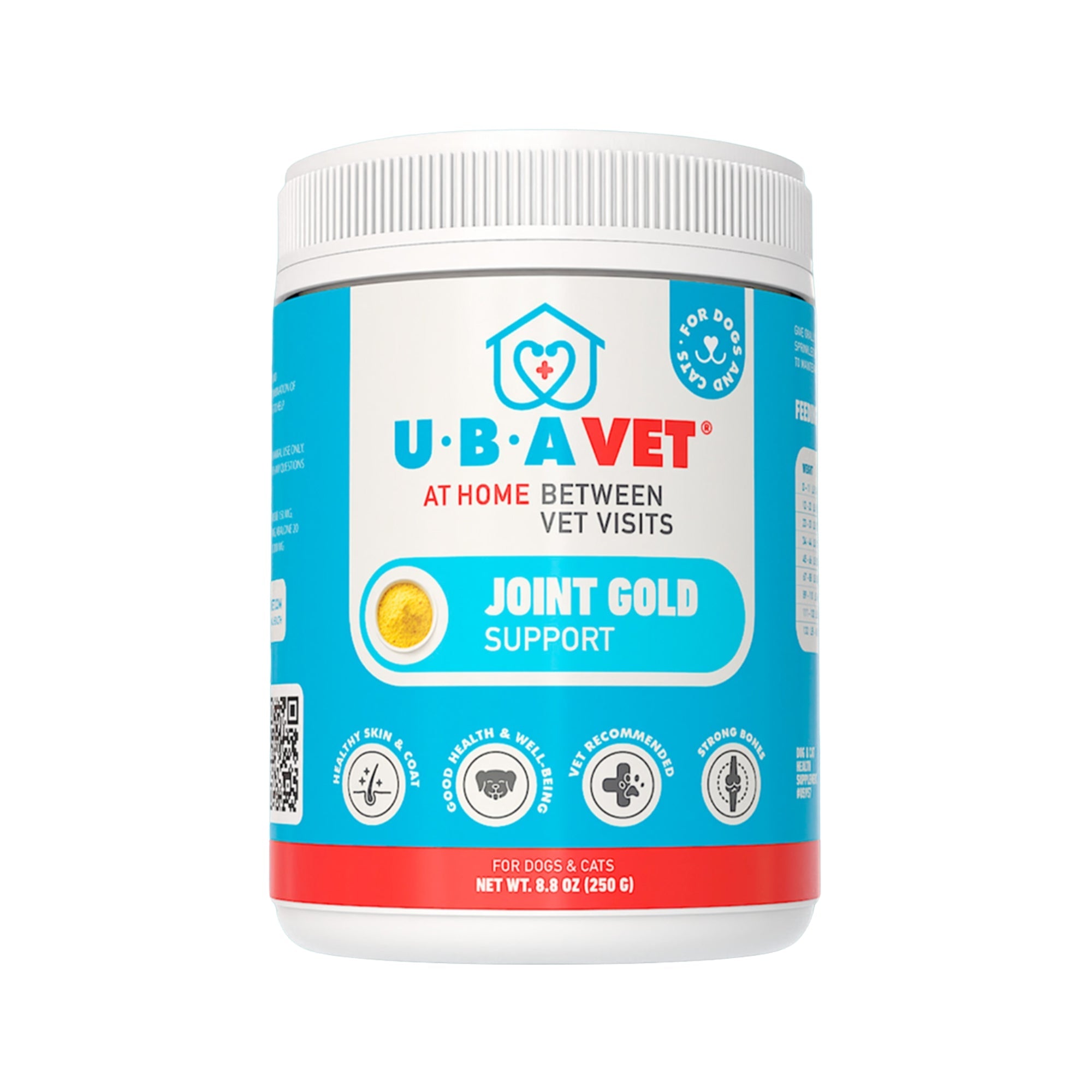 UBAVET Joint Gold Support Powder for Dogs & Cats – 8.8 oz / 250 g by American Pet Supplies
