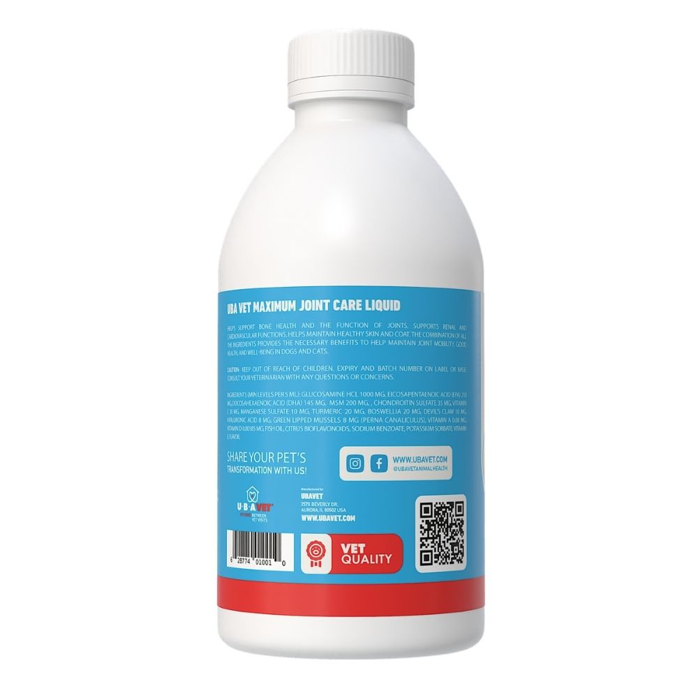 UBAVET Joint Power MEG Maximum Joint Support Liquid for Dogs & Cats by American Pet Supplies