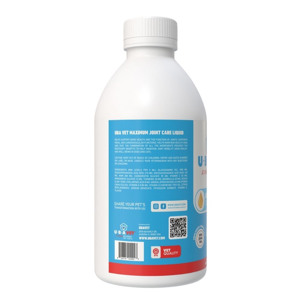 UBAVET Joint Power MEG Maximum Joint Support Liquid for Dogs & Cats by American Pet Supplies