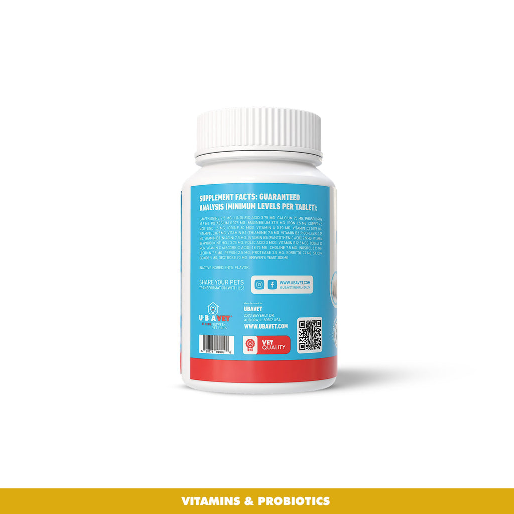 UBAVET Immune Support Daily Multi-Vitamin & Mineral Tablets for Dogs – 90 ct by American Pet Supplies