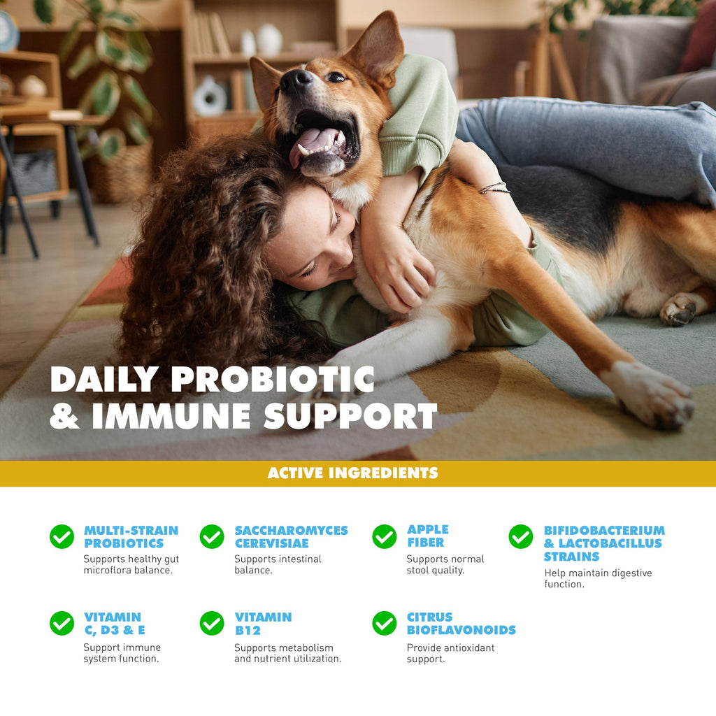UBAVET Probiotics & Gut + Immune Health Support for Dogs & Cats – 5.3 oz / 150 g Powder by American Pet Supplies
