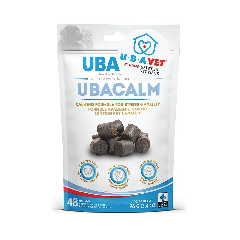 UBAVET UBACALM Calming Soft Chews for Dogs & Cats – Natural Stress & Anxiety Relief by American Pet Supplies
