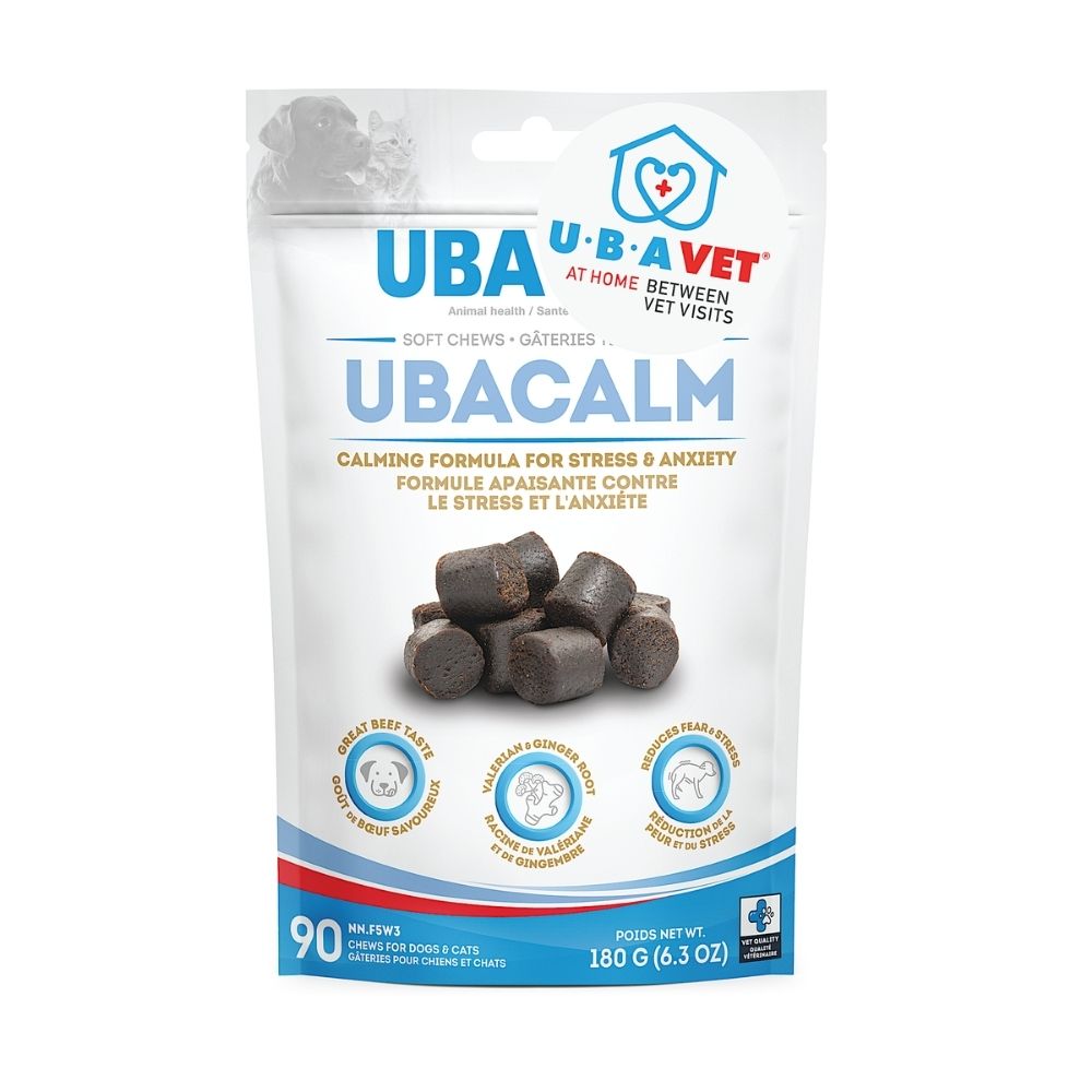 UBAVET UBACALM Calming Soft Chews for Dogs & Cats – Natural Stress & Anxiety Relief by American Pet Supplies