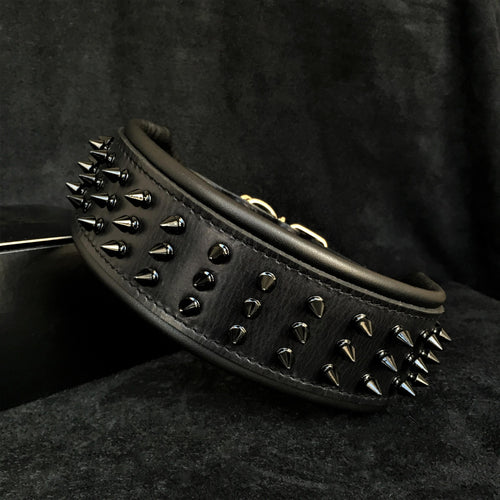 ''Black Giant'' collar by Bestia Dog Gear