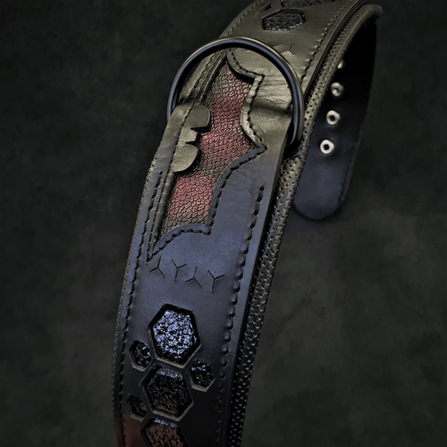 ''BATMAN'' collar by Bestia Dog Gear