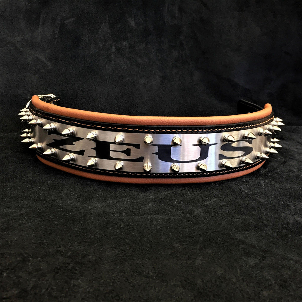 The "Metal" collar- personalized! by Bestia Dog Gear
