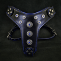 ''Bijou'' harness Black & Blue for big dogs by Bestia Dog Gear