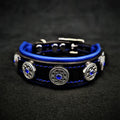 The "Bijou" handmade puppy collar by Bestia Dog Gear