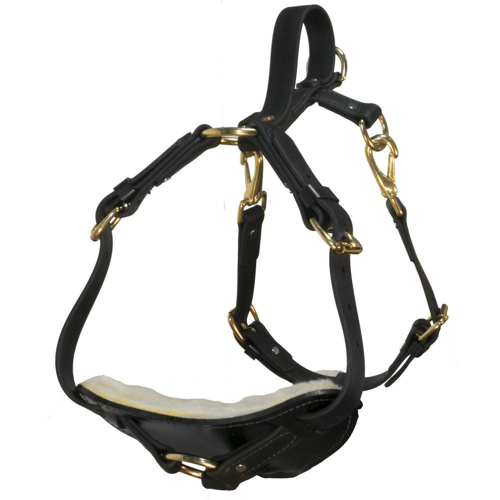 Viper Surge Biothane Working Dog Harness - Brass Hardware by Dogline